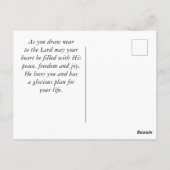 2コリント3:17 Freedom Bible Verse ポストカード (裏面)