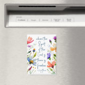 2コリント3:17 Freedom Bible Verse マグネット (インサイチュ (食洗機))