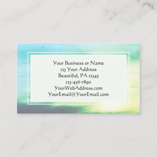 2コリント3:17 Freedom Bible Verse 名刺 (裏面)