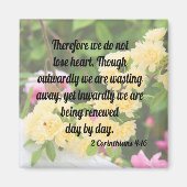 2コリント4:16 マグネット (正面)