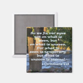 2コリント4:18 マグネット (正面/裏面)