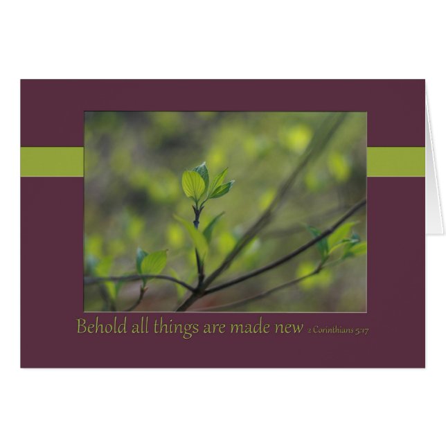 2コリント5:17すべての物が新しく造られるのを見よ (正面横)