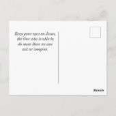 2コリント5:17もし誰もがキリストにある ポストカード (裏面)