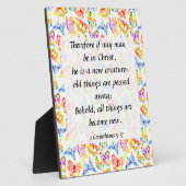 2コリント5:17プラーク フォトプラーク (側面)