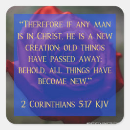 2コリント5:17獣のシールを取り消す スクエアシール