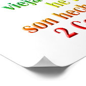 2コリント5:17 スペインの ポスター (角)