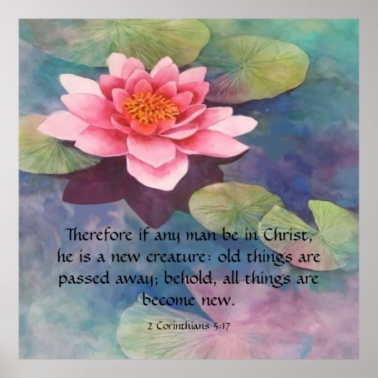 2コリント5:17 ポスター (正面)