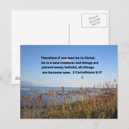 2コリント5:17 ポストカード (正面/裏面)