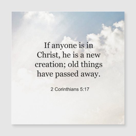 2コリント5:17，聖書の聖句， (正面)