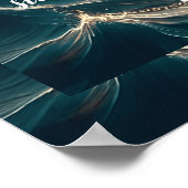 2コリント5:21わたしたちのために彼は彼を造られた ポスター (角)