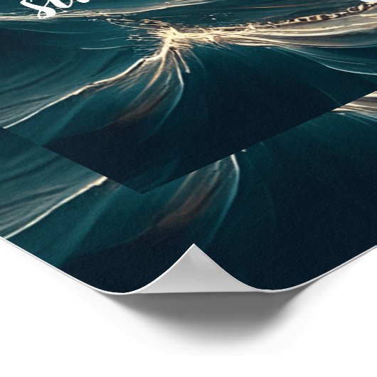 2コリント5:21わたしたちのために彼は彼を造られた ポスター (角)