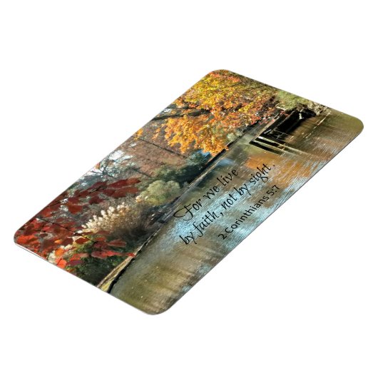 2コリント5:7わたしたちは信仰によって生きる マグネット (左側)