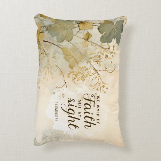 2コリント5:7わたしたちは信仰の聖句によって歩む アクセントクッション (裏面(縦))