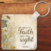 2コリント5:7わたしたちは信仰の聖句によって歩む キーホルダー (裏面)