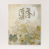 2コリント5:7わたしたちは信仰の聖句によって歩む ジグソーパズル (縦)