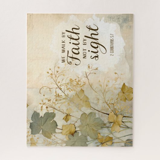 2コリント5:7わたしたちは信仰の聖句によって歩む ジグソーパズル (縦)