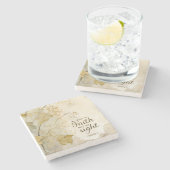 2コリント5:7わたしたちは信仰の聖句によって歩む ストーンコースター (横)