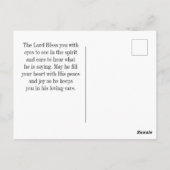 2コリント5:7わたしたちは信仰の聖句によって歩む ポストカード (裏面)