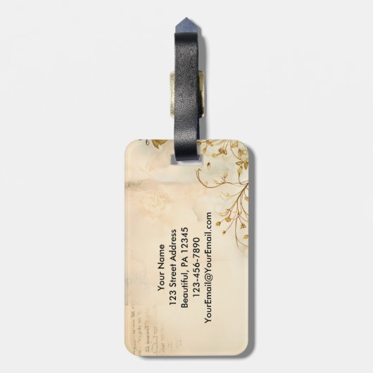 2コリント5:7わたしたちは信仰の聖句によって歩む ラゲッジタグ (裏面縦)