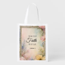 2コリント5:7キリスト教聖書聖句アート