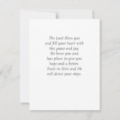 2コリント5:7信仰によって歩く聖書フラットカード (裏面)