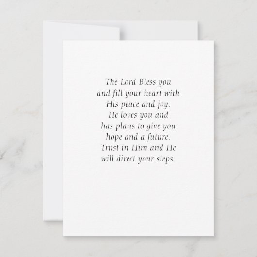 2コリント5:7信仰によって歩く聖書フラットカード (裏面)