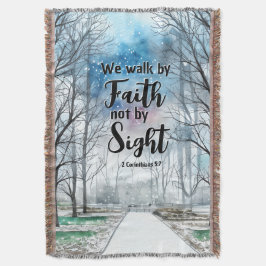 2コリント5:7信仰によって歩み、見ることによらない スローブランケット