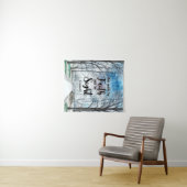 2コリント5:7信仰によって歩み、見ることによらない タペストリー (インサイチュ(横))