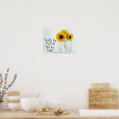 2コリント5:7信仰によって歩み、見ることによらない ポスター (キッチン)