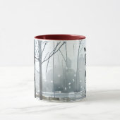 2コリント5:7信仰によって歩み、見ることによらない マグカップ (中央)