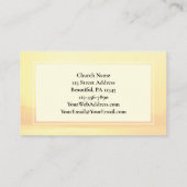 2コリント5:7信仰の道を歩む教会イベントチラシ 名刺 (裏面)