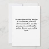 2コリント5:7励ましのカード サンキューカード (裏面)