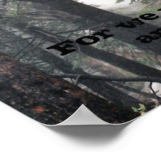 2コリント5:7 ポスター (角)