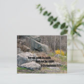 2コリント5:7 ポストカード (スタンド正面)