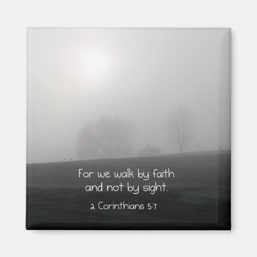 2コリント5:7 マグネット (正面)