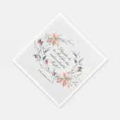 2コリント9:15感謝してい神のクリスマスへ スタンダードランチョンナプキン (角)