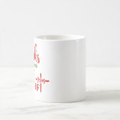 2コリント9:15神感謝していの聖なる書物、 経典へ コーヒーマグカップ (中央)