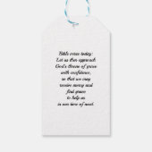 2コリント9:15聖書の聖句デザインI ギフトタグ (裏面)