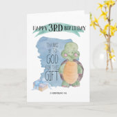 2コリント9:15 カード (黄色い花)