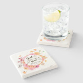 2コリント9:8神は恵みを得ることができる ストーンコースター (横)