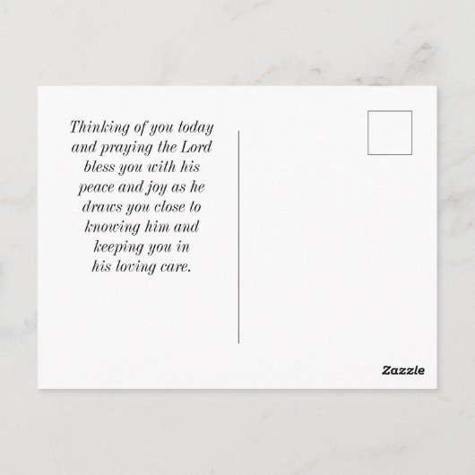 2コリント9:8神は恵みを得ることができる ポストカード (裏面)