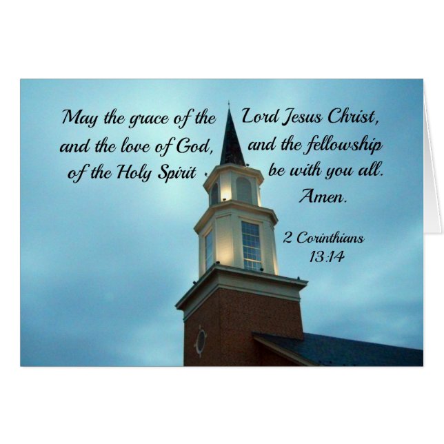 2コル。13:14主イエスの恵み… (正面横)