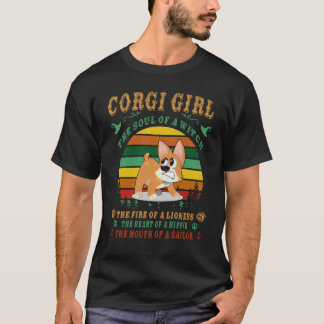 2コーギー 魔法使いの魂コーギー Tシャツ