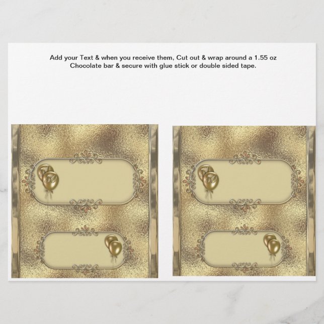 2ゴールデンアニバーサリーカスタムズキャンディバーラッパー (正面)