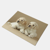 2ゴールデンラブラドール子犬 ドアマット (アングル)
