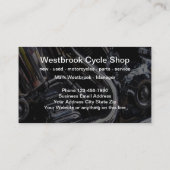 2サイドクールオートバイショップ名刺 名刺 (裏面)