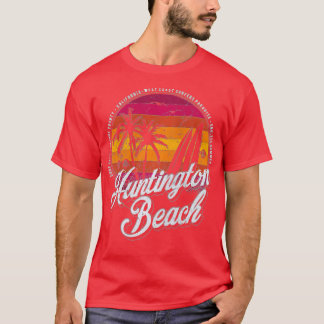 2サイドハンチントンビーチサーフシティカリフォルニアヴィント Tシャツ
