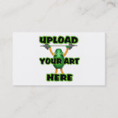 2サイドビジネスカードへのアップロードの芸術 名刺 (裏面)