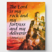 2サミュエル22:2 フォトプラーク (正面)