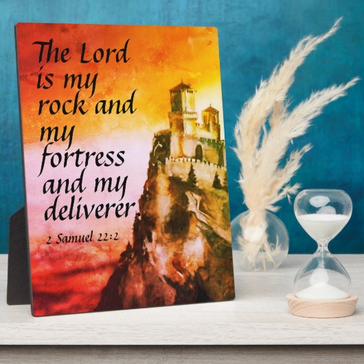 2サミュエル22:2 フォトプラーク (側面)